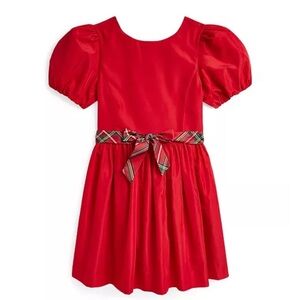 Polo Ralph Lauren Kids Dress with Plaid Belt